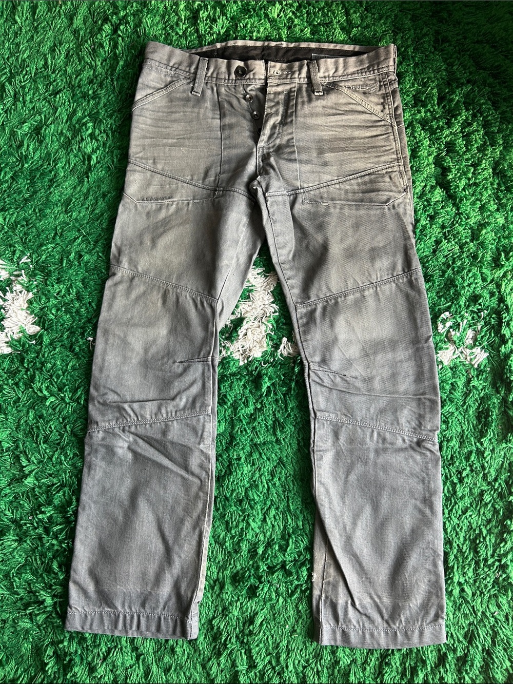 Jack and Jones Gray Utility Straight Pants